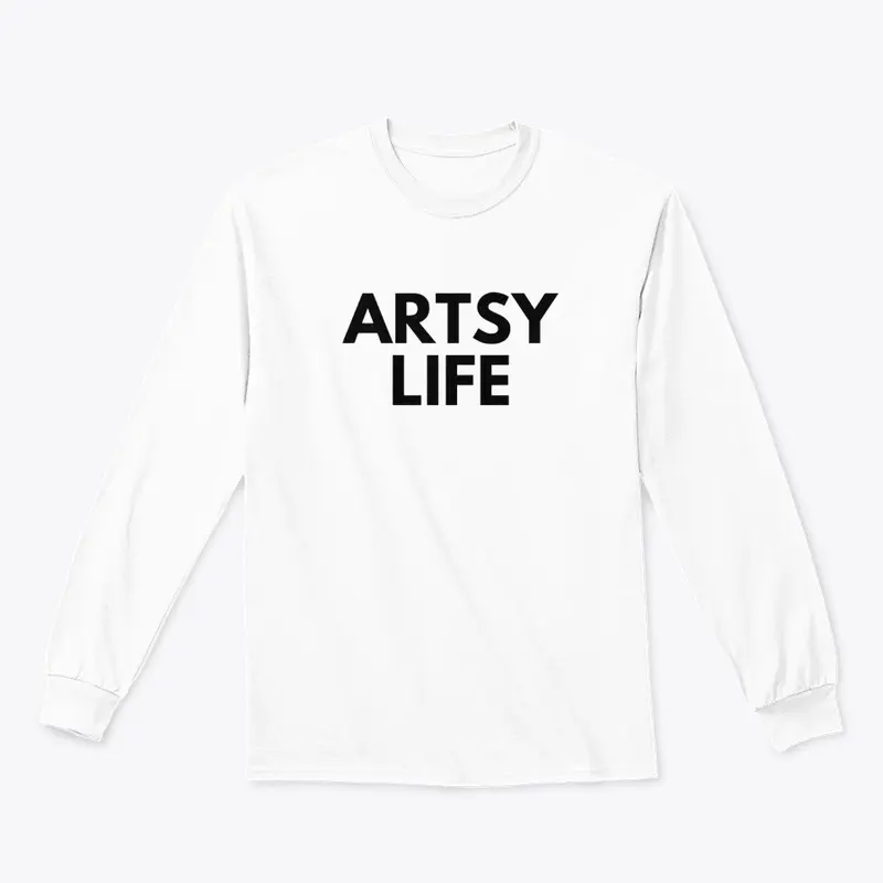 Artsy Life Black Logo Long Sleeve